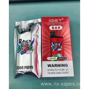 IGET BAR DISPOSABLE VAPE 3500PUFFS